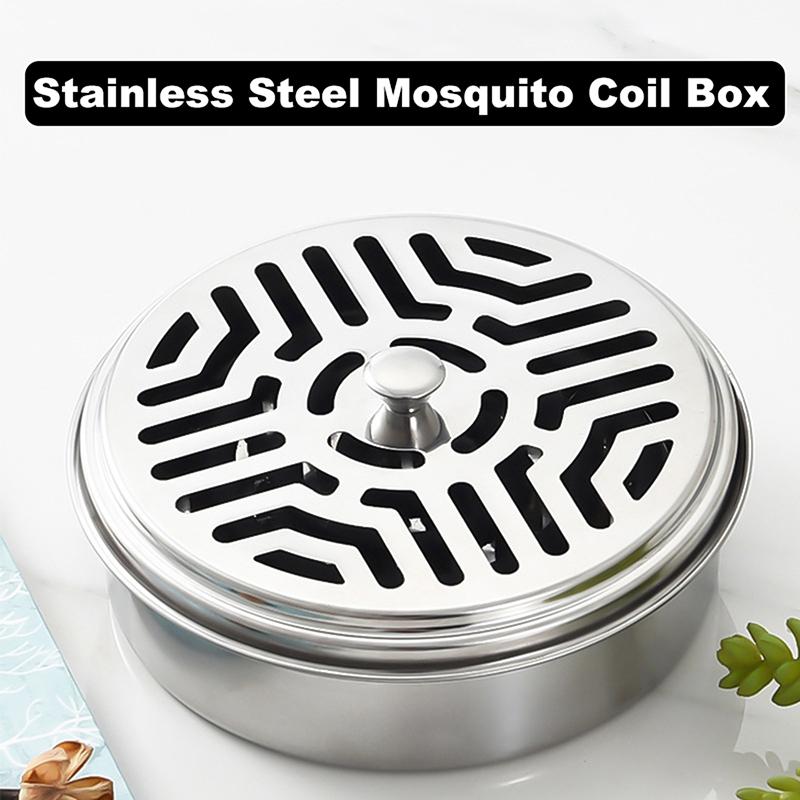 Soporte Portátil para Espiral de Mosquitos al Aire Libre Pesca Camping Plato Colgante para Espiral de Mosquitos Difusor Repelente de Insectos Caja Quemador de Incienso