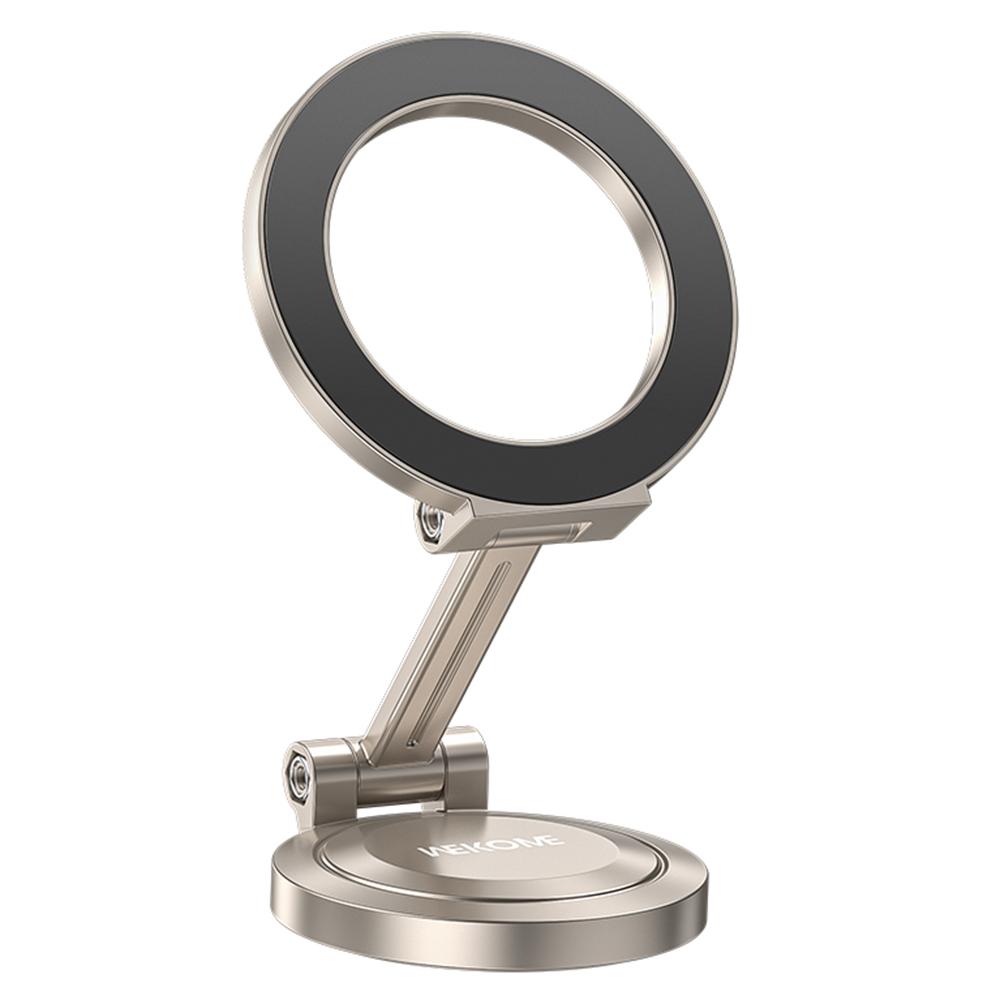 

WEKOME WA-S63 Автомобільний тримач для телефону Магнітне кріплення Багатофункціональна підставка з цинкового сплаву з обертанням на 360° Gold