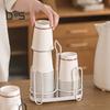 Disposable Cup Holder Paper Cup Dispenser Iron Art Durable Cup Storage Rack for Countertops Kitchen Coffee Stations Multifunctional Cup Organizer