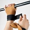 Double Layers Pu Leather Gloves Wrist Straps For Weight Lifting Grips Women Men Gym Deadlift Training Bench Press Pull-Up Gloves