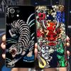 Fashion Chinese Tiger Dragon Phone Case For Samsung Galaxy Note 20 Ultra 10 Plus 8 9 S22 S21 S23 5g S20 Silicone Cover Funda