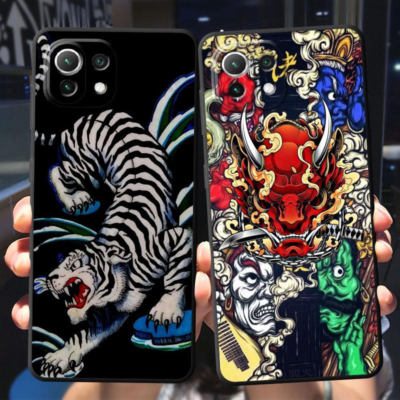 Fashion Chinese Tiger Dragon Phone Case For Samsung Galaxy Note 20 Ultra 10 Plus 8 9 S22 S21 S23 5g S20 Silicone Cover Funda