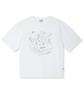 FALLETT Drawing Fruit Short Sleeve T-Shirt White