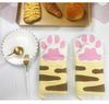 Popular Cat Claw Cotton Oven Gloves Heat Insulation Gloves Microwave Oven Anti-Scalding Gloves