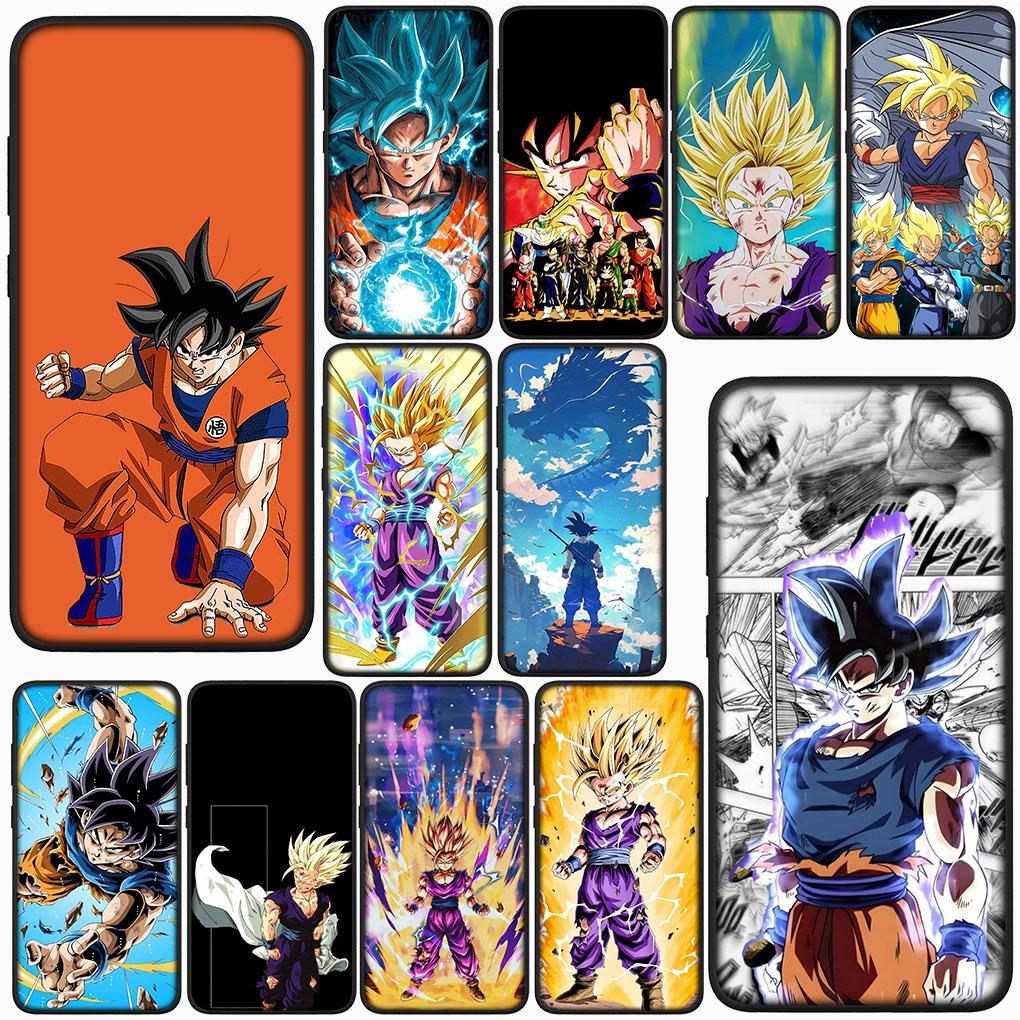 for Motorola Moto G86 G57 G67 G24 G15 G54 Power G13 G14 G34 G35 G45 G60 G53 G55 G64 G75 G72 Case Son Gohan Dragons Gokus Balls Z
