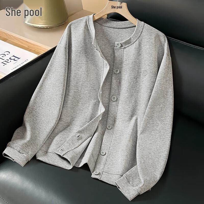 

Ta Chi Women s Embroidered Round Neck Long Sleeve Sweatshirt S