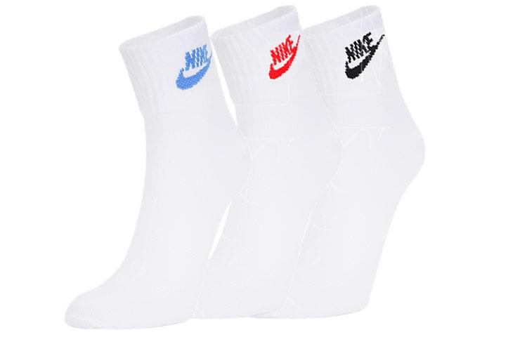 Nike Everyday Essential Ankle Socks 3 Pairs White DX5074-911 M