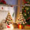 CAOSHI Newly Designed Christmas Pendant Earrings for Women Chic Cartoon Cookie Christmas Tree Design Delicate Gifts Accessories