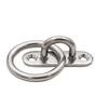 [5mm 304] Elliptical With Ring / Eye Plate Square Door Hook Rope Pull Ring Plate Seat Hardware Fittings 304 Stainless Steel 316