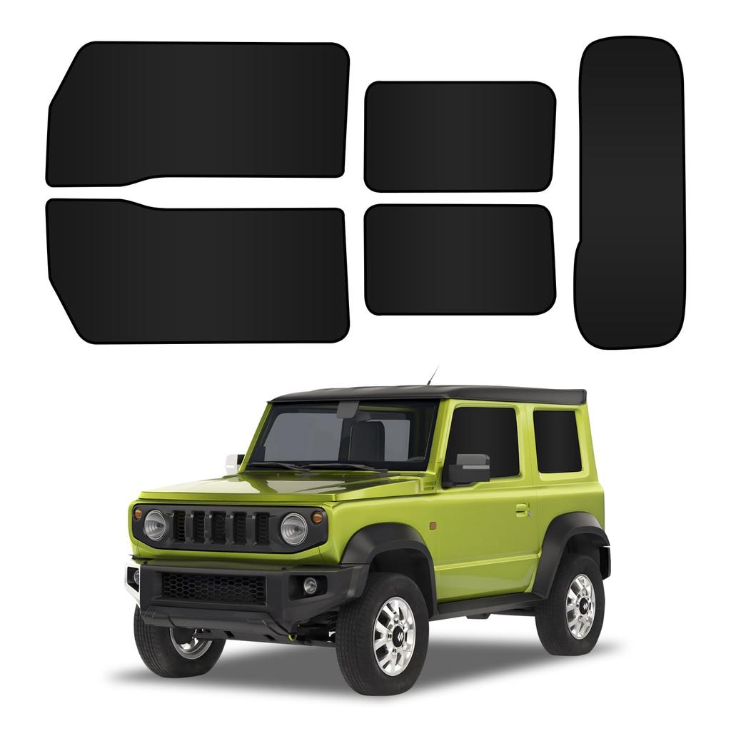 BLUESEATEC Suzuki Jimny JB04 Series Blackout Curtains JB74 JB64 Magnetic Sunshade Easy To Install and Remove Designed for Your Vehicle Sleeping In the