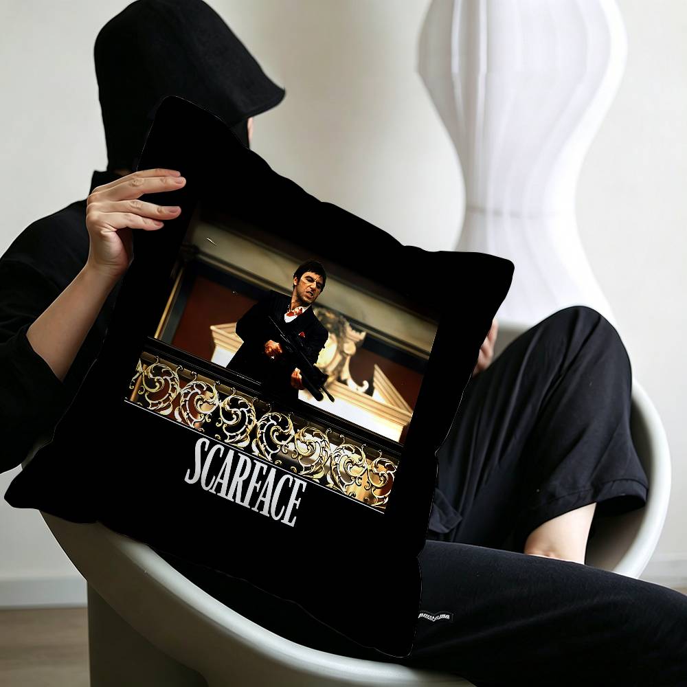 Retro S-Scarface Lucky Dragon pillow cover sofa cushion cover home room decoration children gift