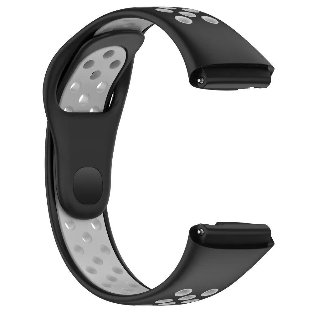 Correa de silicona para Redmi Watch 3 Lite/Active Correa de repuesto para reloj inteligente transpirable de dos colores para Redmi Watch3 Lite/Active Band