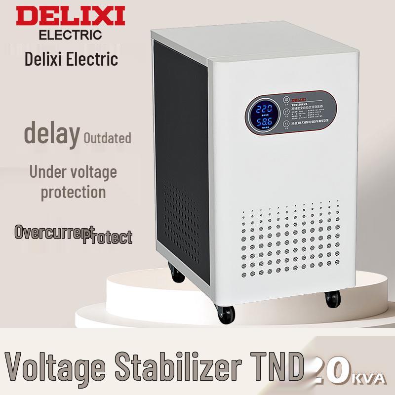 Delixi TND20GT Single-Phase 20K All-Copper AC Voltage Stabilizer