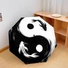 1 st Automatiskt Fällbart Paraply - Yin Yang Svart och Vitt Mönster, Bärbar & Hopfällbar Design med 8 Revben, Julklappar Födelsedagspresenter