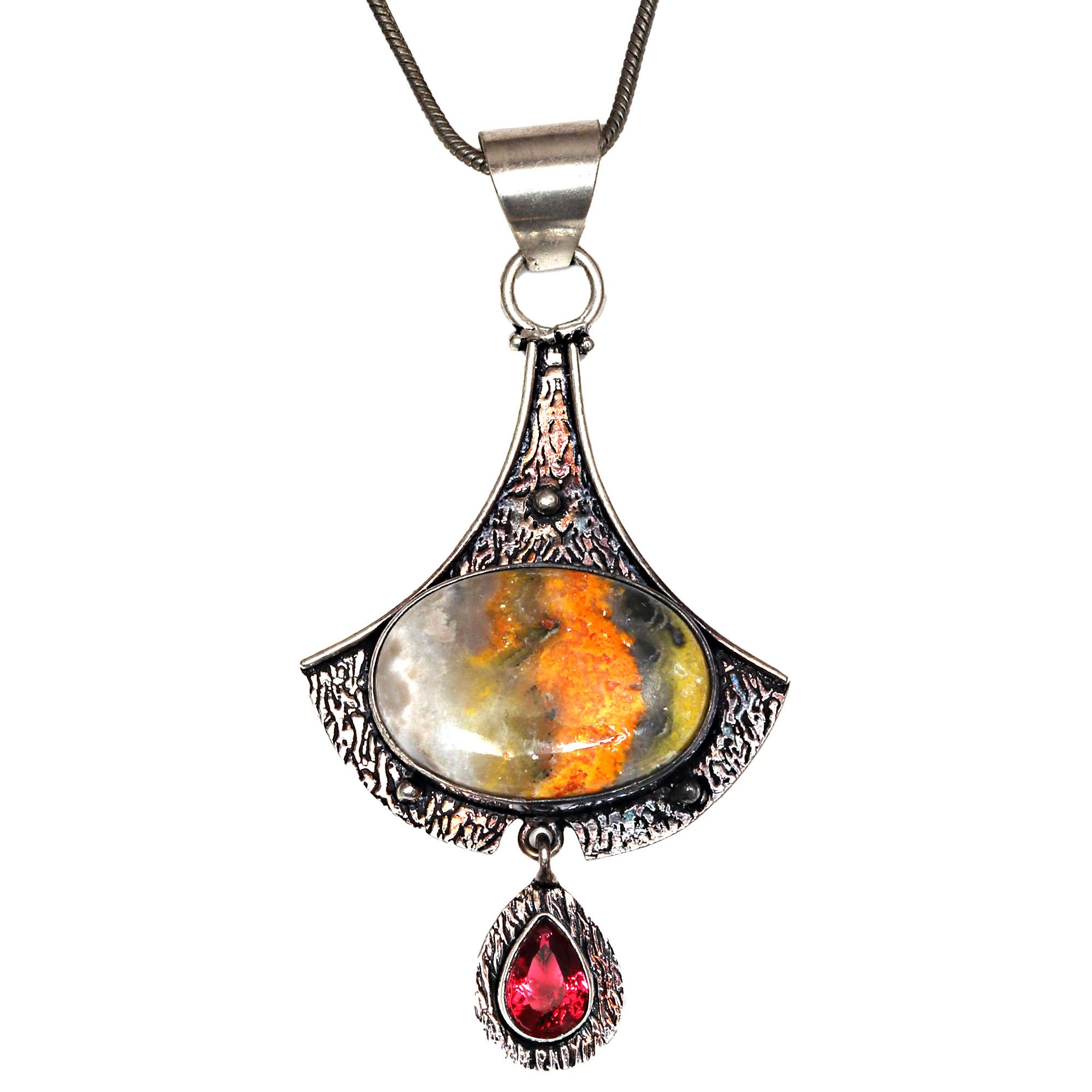 

Ожерелье Яшма Серебряный Подарочный Подвеска Навахо Шмель Жемчуг Шмель