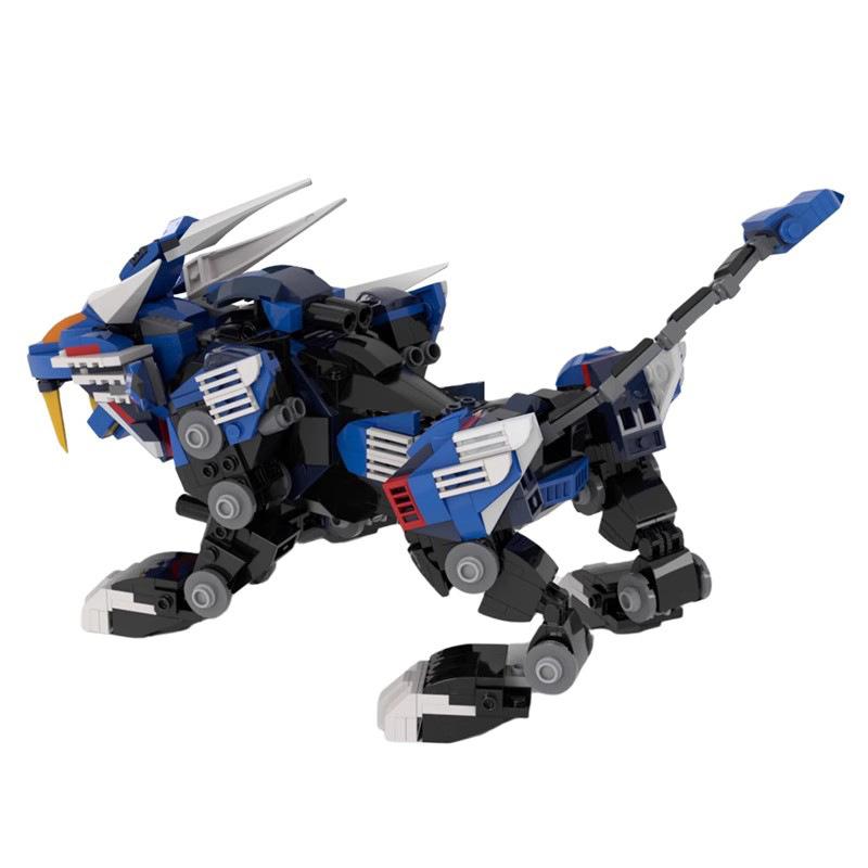 Soth Mechanical Beast Epee Small Particle Assembled Model Building Block Toy Set 6-12 Years Old