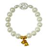 Artificial Pearl Bracelet for Women 10mm Round Beads Beaded Bracelets Handmade Glass Bangle DIY Jewelry Gifts