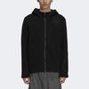 Y-3 FW21 Embroidered Casual Hooded Jacket Men Jackets Black HB3344