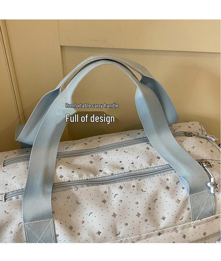 Star Travel Large Capacity Lightweight Business Trip Bag with Wet/Dry Separation for Sports and Yoga.
