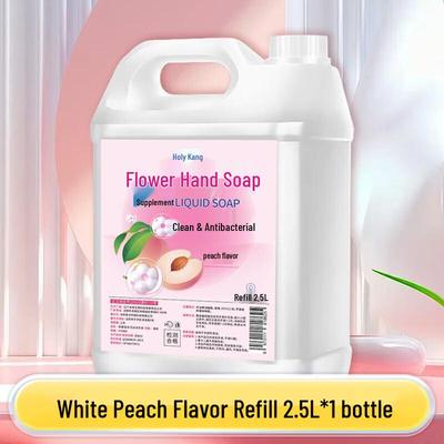 ShengJieKang Savon pour les mains parfum Fleur de Pêcher, Recharge, 2,5 L