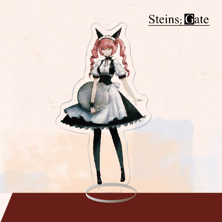 Anime Acrylic Stand Action Figure Toy Steins Gate PVC Acrylic Okabe Rintarou Desktop Stand Model Toy Gift