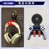 GOODRIG Magnetic Hooks, 66mm, Set of 2, J-shaped, with Anti-Slip Coating, Suitable for Garages, Bathrooms, Gardens, and More.
