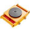 SucceBuy All-Steel Industrial Machinery Mover Pallet Trolley 6T Small Carrying Tank W/ 360Degree Rotation for Transporting Cargo