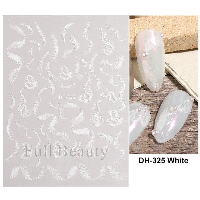 Nail Art Sticker, Little Spirit Snake, Moon, Mango, Gold And Silver, Black And White Snake Cartoon Nail Sticker.