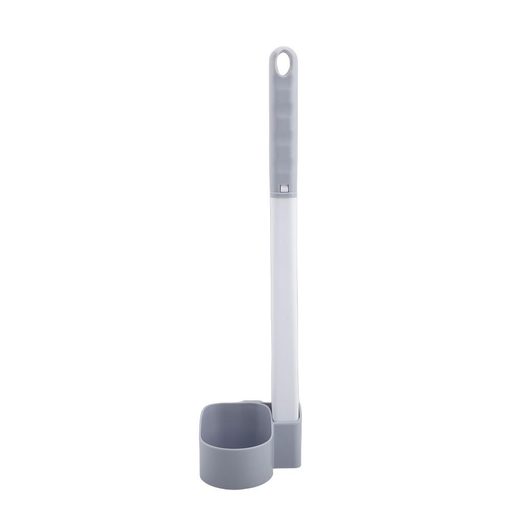 Disposable Toilet Brush and Holder Set Wall Mounted Disposable Toilet Brush Cleaning System with 30 Refill Pads for