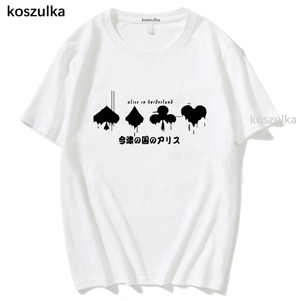 

Алиса в Пограничье Усаги Арису Куина Чисия Футболки Хлопковая футболка Крутые мужские/женские футболки Графическая толстовка Летняя футболка S