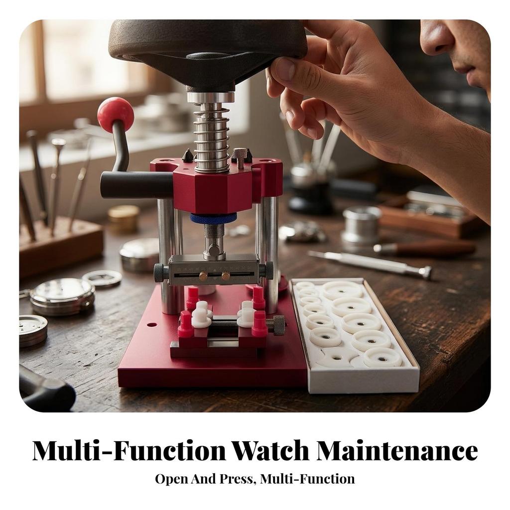 Watch Case Closing Tool Bench-Top Opening Anti-Slip