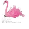 Pink Flamingo Feather Hair Clip Soft Imitation Feathers Metal Clip Pink Theme Hair Pin Summer Decor Hair Accessories