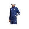 Adidas Italy Tiro 23 Presentation Jacket Logo Print Retro Sports Stand Collar Zip Long Sleeve Jacket Men Jacket Blue HS9872
