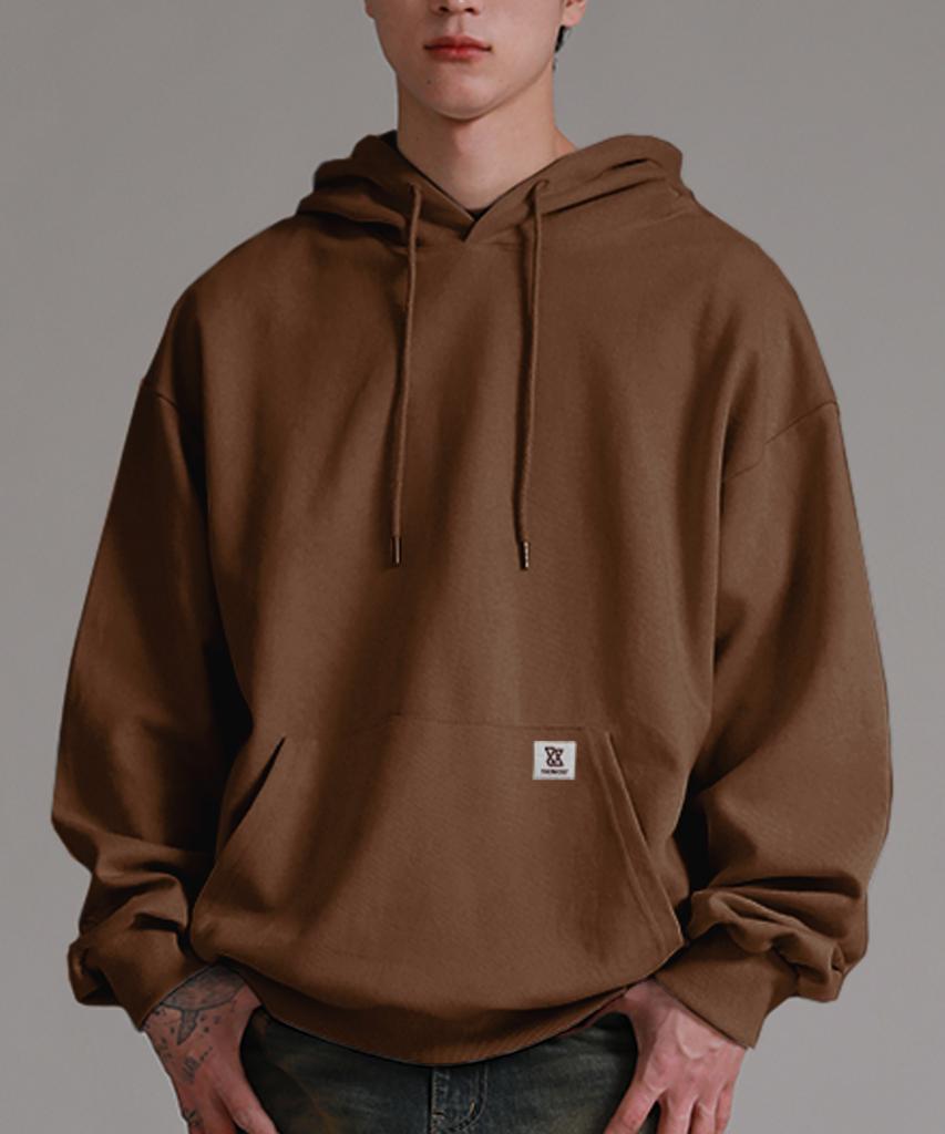 Essential Brown Tone Sweat Over Hoodie 3 Colors