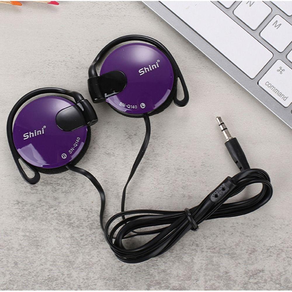 Multiple Color 3.5mm Wired Earpiece Sport Headphone Headset Earphone Ear Hook