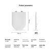 Universal Heated Toilet Seat Cover with Night Light & Intelligent Temperature Control