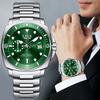 Men Watch Fashion Business Watch Men 3ATM Waterproof Luminous Quartz Sports Chronograph Clock Male Relogio Masculino+BOX
