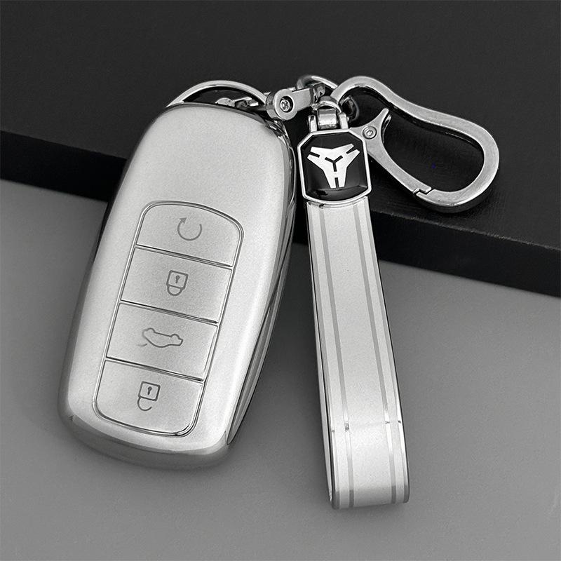 Car Key Case Cover Protector Shell For Chery Tiggo 8 Pro Tiggo 8Plus New Arrizo 5 Plus 7Pro Auto Keychain Car Key Accessories
