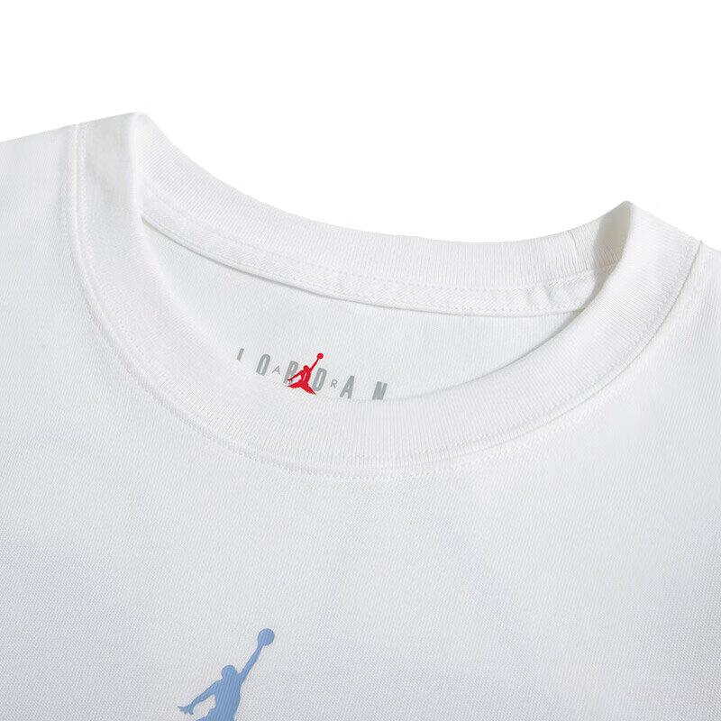 New Jordan WJ ESSEN Drop Shoulder Sleeve T Shirt Women's White FV0165-100