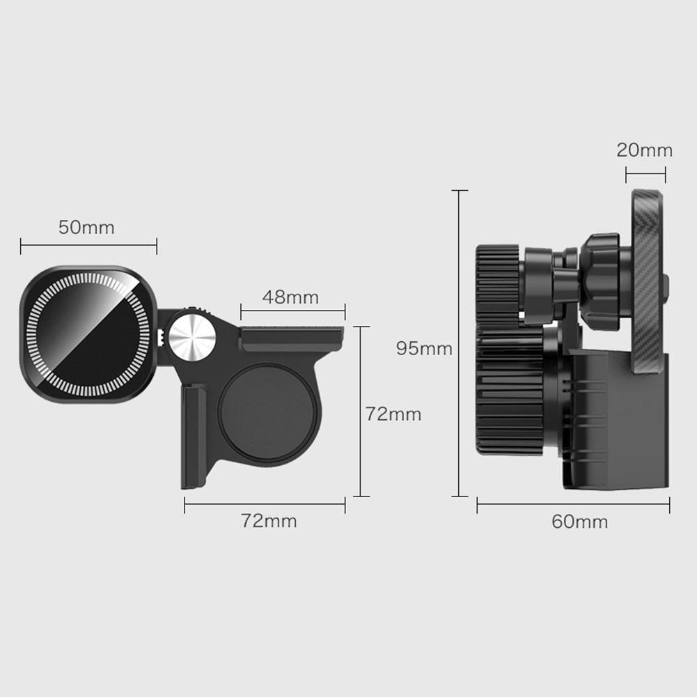 Adjustable Angle Position 360° Rotation Car Mount Magnetic Phone Holder