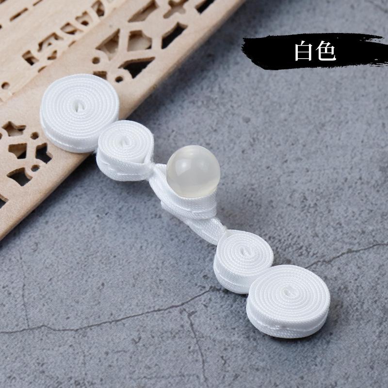5 Pair Cheongsam Buttons Jade Beads Gourd Disc Buttons Handwoven Cloth Buttons Tang Clothing Decorative Accessories