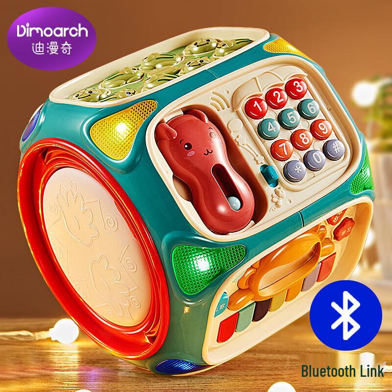 Dimanqi Baby Musical Hand Drum & Activity Table