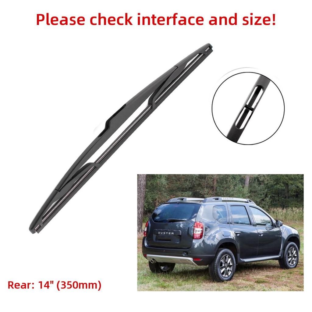 3 buc lame de ștergător pentru Dacia/Renault Duster MK1 2014-2017 20" 20" 14" pentru parbriz față, parbriz, ferestre, perii de tăiere, accesorii