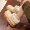 Cute Round Toe Platform Color Blocking Ladies Shoes Sale Designer Luxury Winter 2025 Novelty Fashion Plush Women's Snow Boots