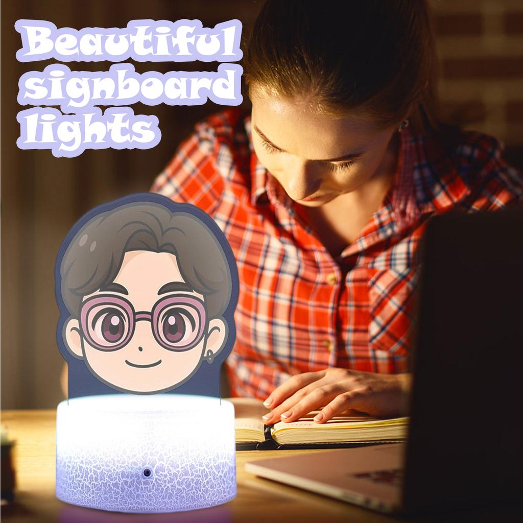 Stand Night Light Is Suitable For Children's Gifts, Fans Around The Beautiful Gift Lights