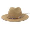 New Summer Boy Girl Kids Straw Hats Outdoor Sun Protection Beach Sun Hats Panama Child Formal Jazz Hat Gorras Para Mujer