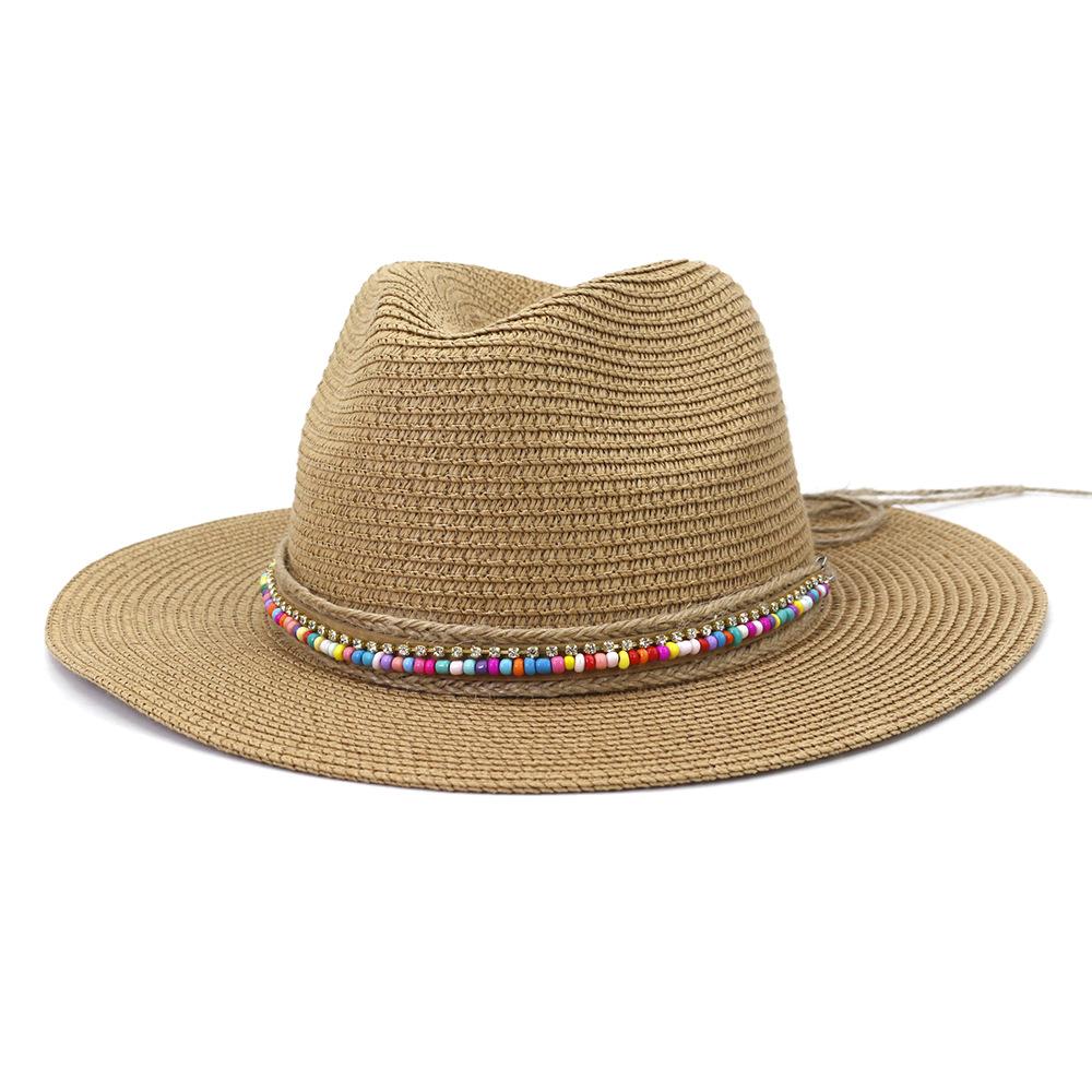 New Summer Boy Girl Kids Straw Hats Outdoor Sun Protection Beach Sun Hats Panama Child Formal Jazz Hat Gorras Para Mujer