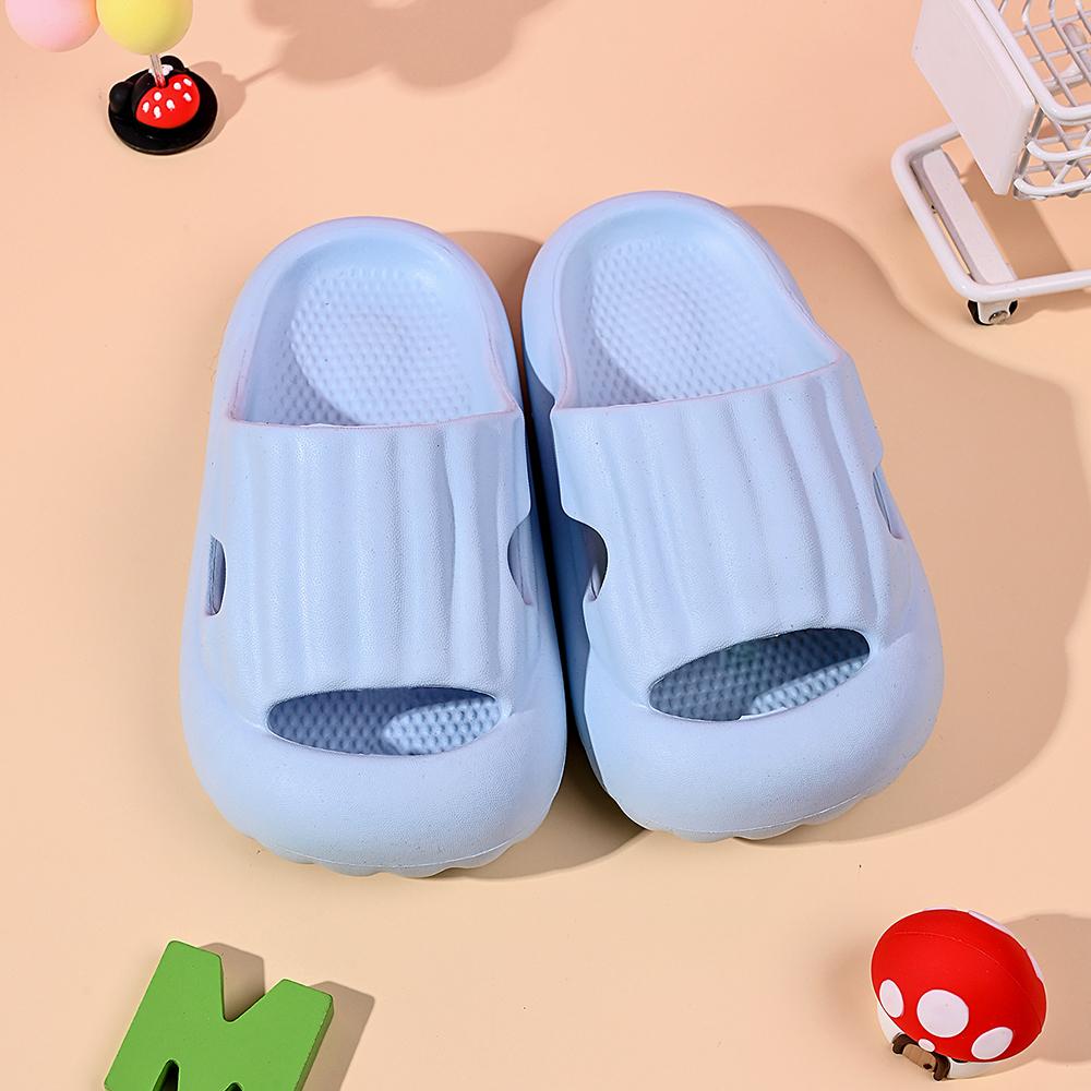 Simple Children's Slippers Baby Indoor Flip-Flops Boys Girls Cute Bathroom Non-slip Sandals Summer Beach Garden Shoes