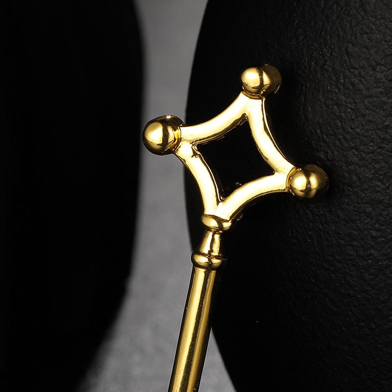 Bo Xin Yun Retro Key Brooch - Simple Personality Corsage Pin for Clothing