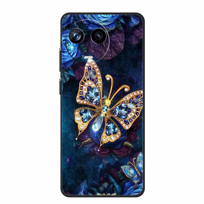 For Realme 11 11X 5G RMX3780 Case TPU Animals Soft Silicone Bumper Back Cover Phone Cases for Realme11X RMX3785 Wolf Cool Fundas